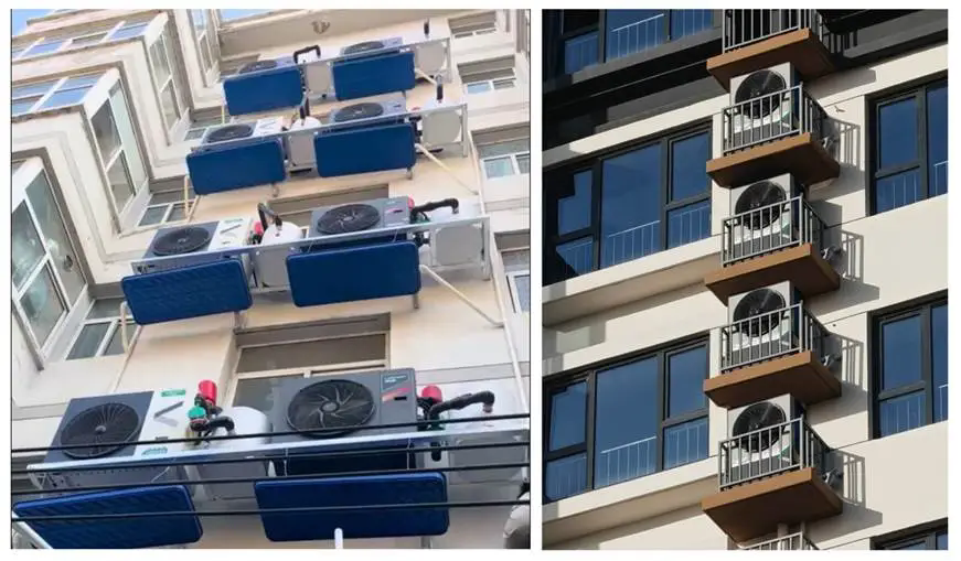 高層住宅分戶冷暖空氣能樓暖機(jī)源頭廠家｜哈唯樓暖機(jī)，破解城市高層冷暖改造全難題